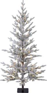 Snowy Jersey verlichte kunstkerstboom