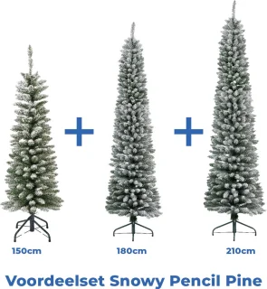 Snowy Pencil Pine set 150/180/210 cm