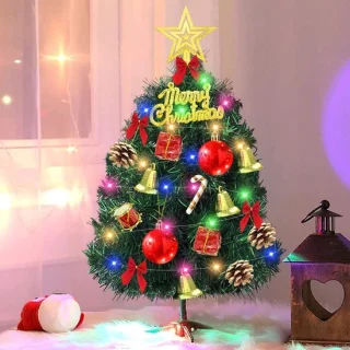 Solidchoice mini kunstkerstboom 30 cm