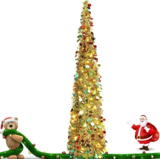 Solidchoice opvouwbare kerstboom 150 cm
