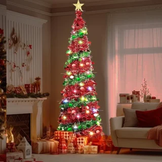 SolidKeus - Inklapbare kunstkerstboom van 150 cm