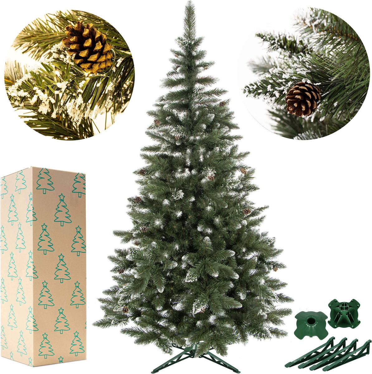 Springos Diamond Pine Kunstkerstboom 180 cm