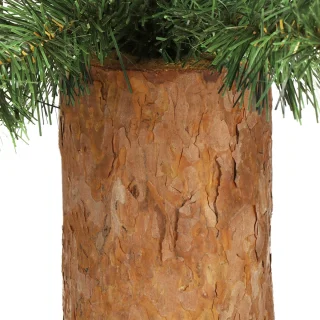 Springos Fish Pine Mini Kunstkerstboom op stam 100 cm