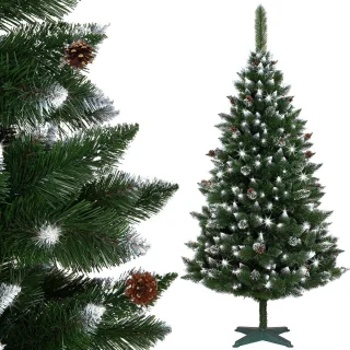 Springos Frosted Pine kunstkerstboom 220 cm zonder verlichting