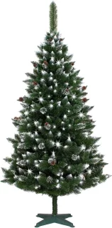 Springos Frosted Pine kunstkerstboom 220 cm zonder verlichting