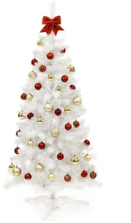 Springos Kunstkerstboom Besneeuwd Witte Spar 180 cm