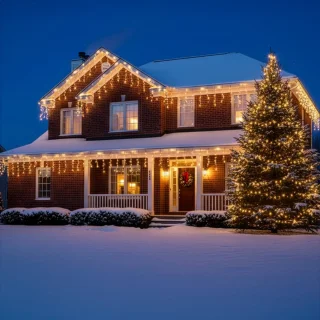 Springos Kunstkerstboom Besneeuwd Witte Spar 180 cm