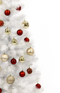 Springos Kunstkerstboom Besneeuwd Witte Spar 180 cm