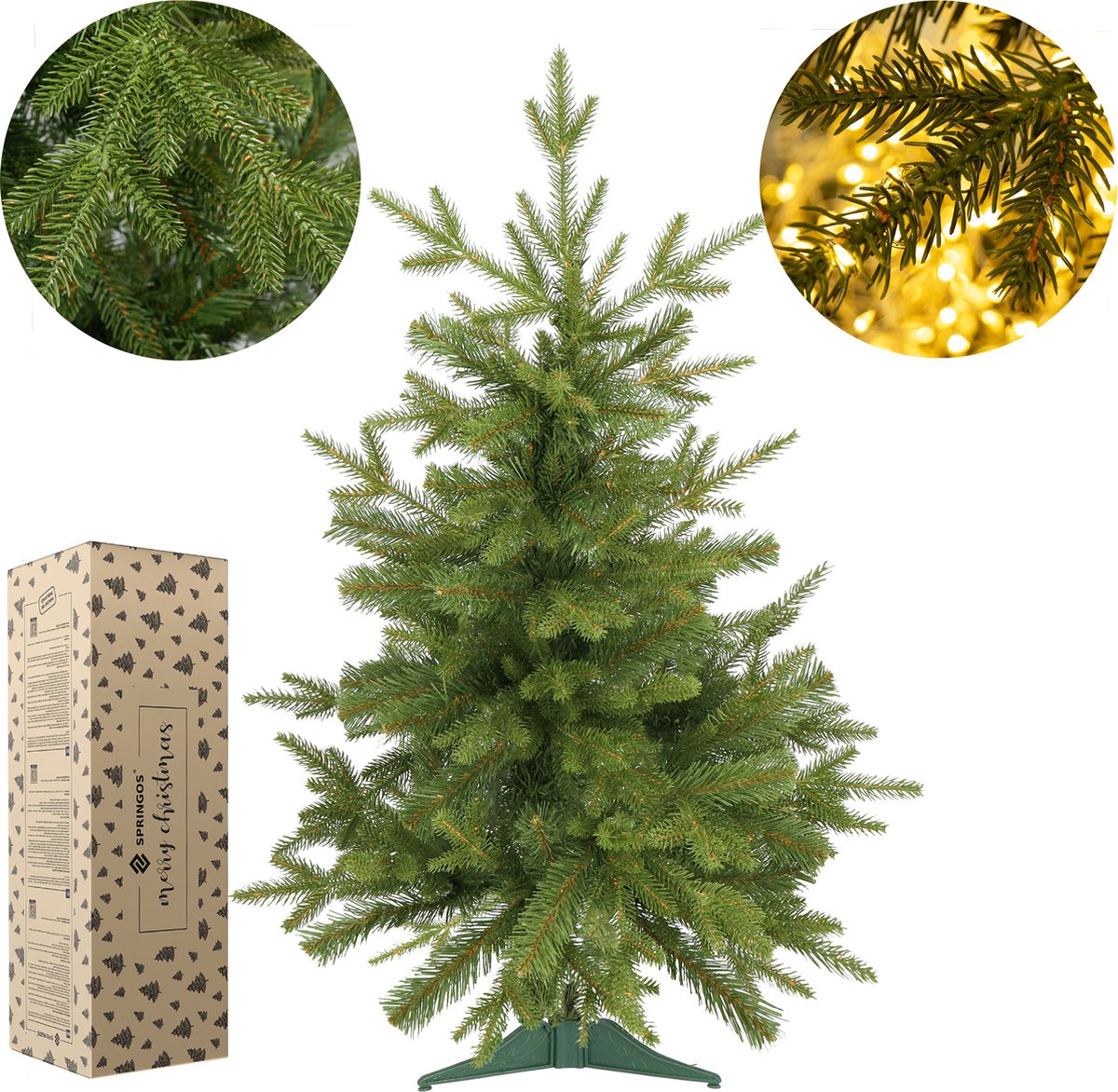 Springos Kunstkerstboom Natural Pine PE 120 cm