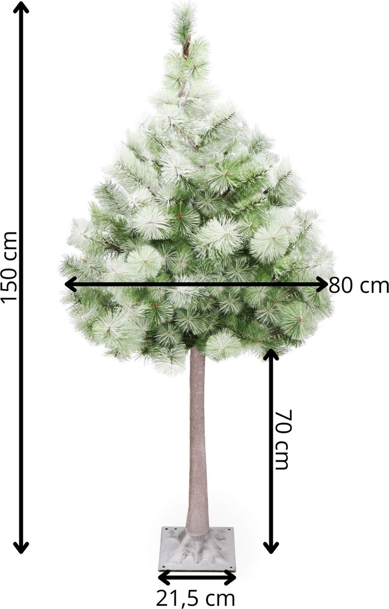 Springos Kunstkerstboom Op Stam 150 cm