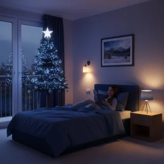 Springos Kunstkerstboom op stam 180 cm