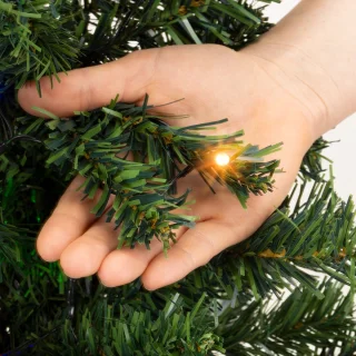 Springos Kunstkerstboom op stam 90 cm groen