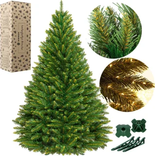 Springos Kunstkerstboom Scandinavisch Sparrenhout 180 cm
