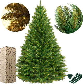 Springos Kunstkerstboom Scandinavisch Sparrenhout 180 cm