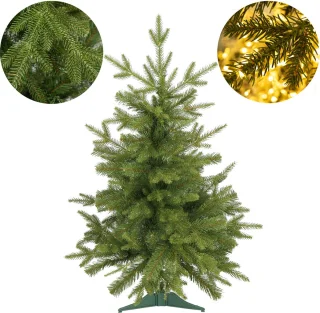 Springos Kunstkerstboom Sparrenhout 90 cm
