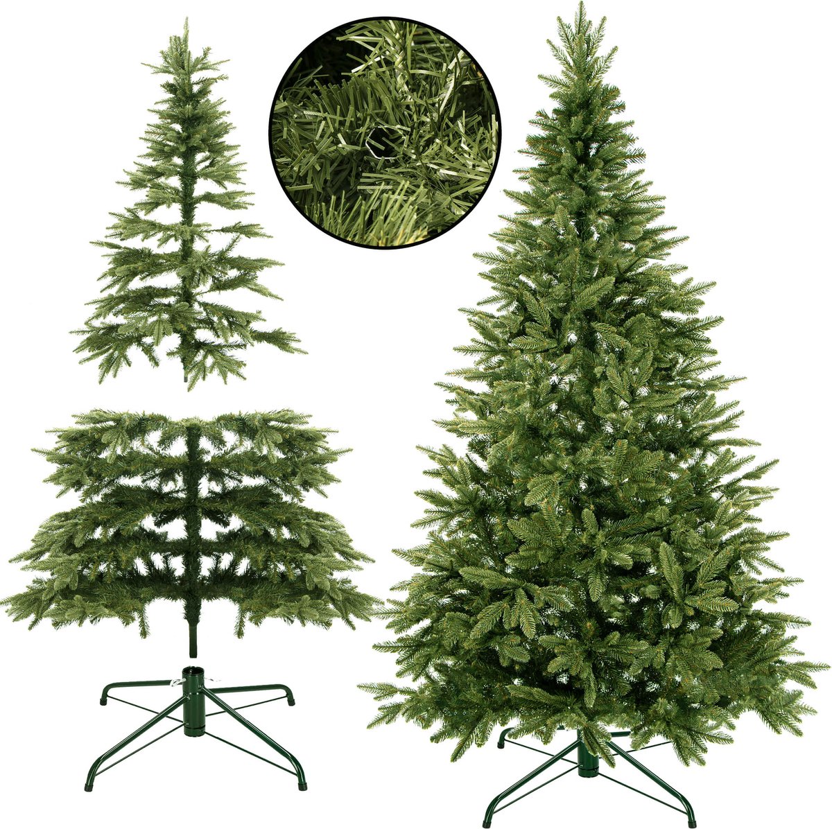 Springos Natural Pine Deluxe Kunstkerstboom 150 cm