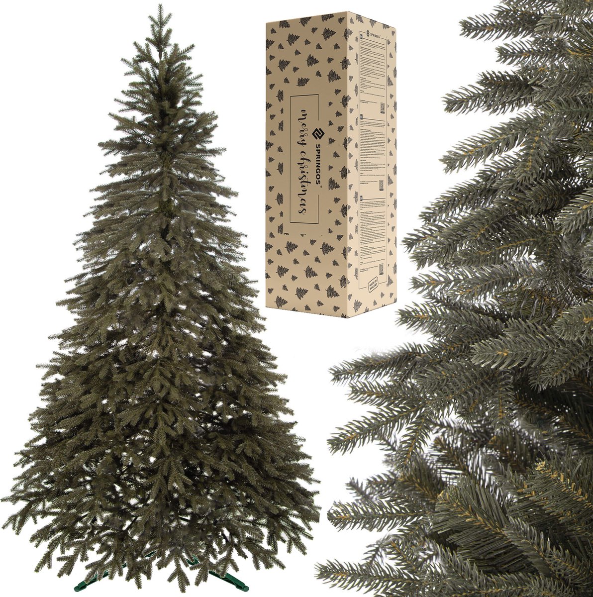 Springos Premium Pine Kunstkerstboom 200 cm
