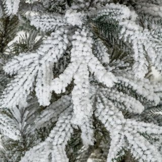 Springos Spar Lux 180 cm — realistische, besneeuwde Kaukasische spar voor sfeervolle winters