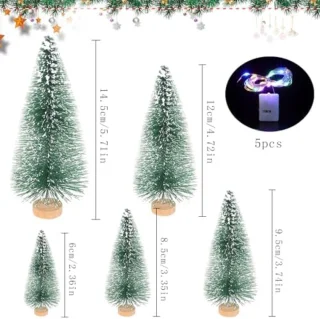 ST TRADİNG Kerstboomset - 5 Denneboompjes