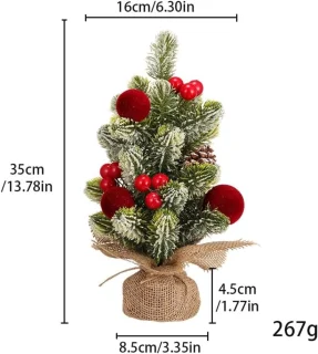 ST TRADING Mini Kerstboom - Tafeldecoratie