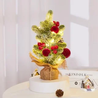 ST TRADING Mini Kerstboom - Tafeldecoratie