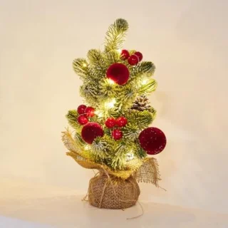 ST TRADING Mini Kerstboom - Tafeldecoratie