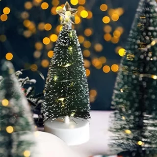 ST TRADİNG - Set van 3 Tafelkerstboompjes