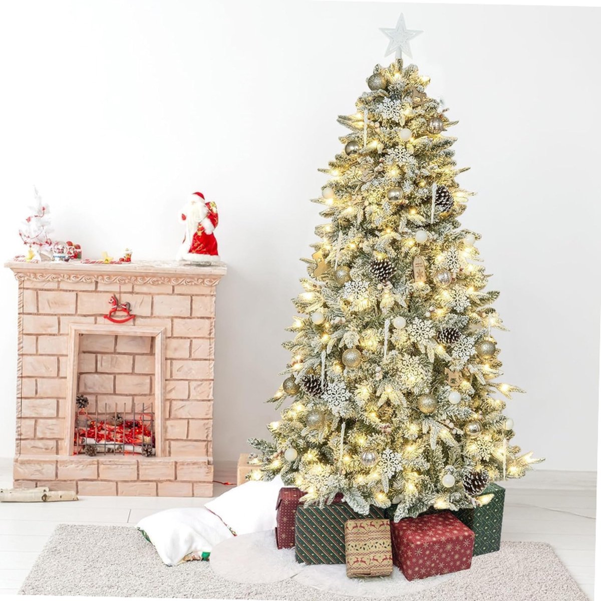 STK Kunstkerstboom 150 cm Champagne Goud