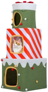 SureDeal® kerstboom binnenkatten klimmeubel 49x49x120 cm groen
