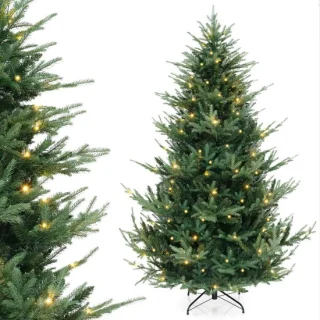 SureDeal kerstboom scharnierende kunstkerstboom groen