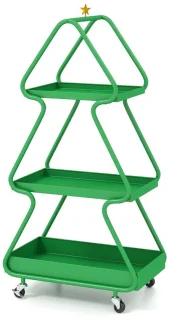SureDeal® kerstboomopbergwagen 3-laags kar