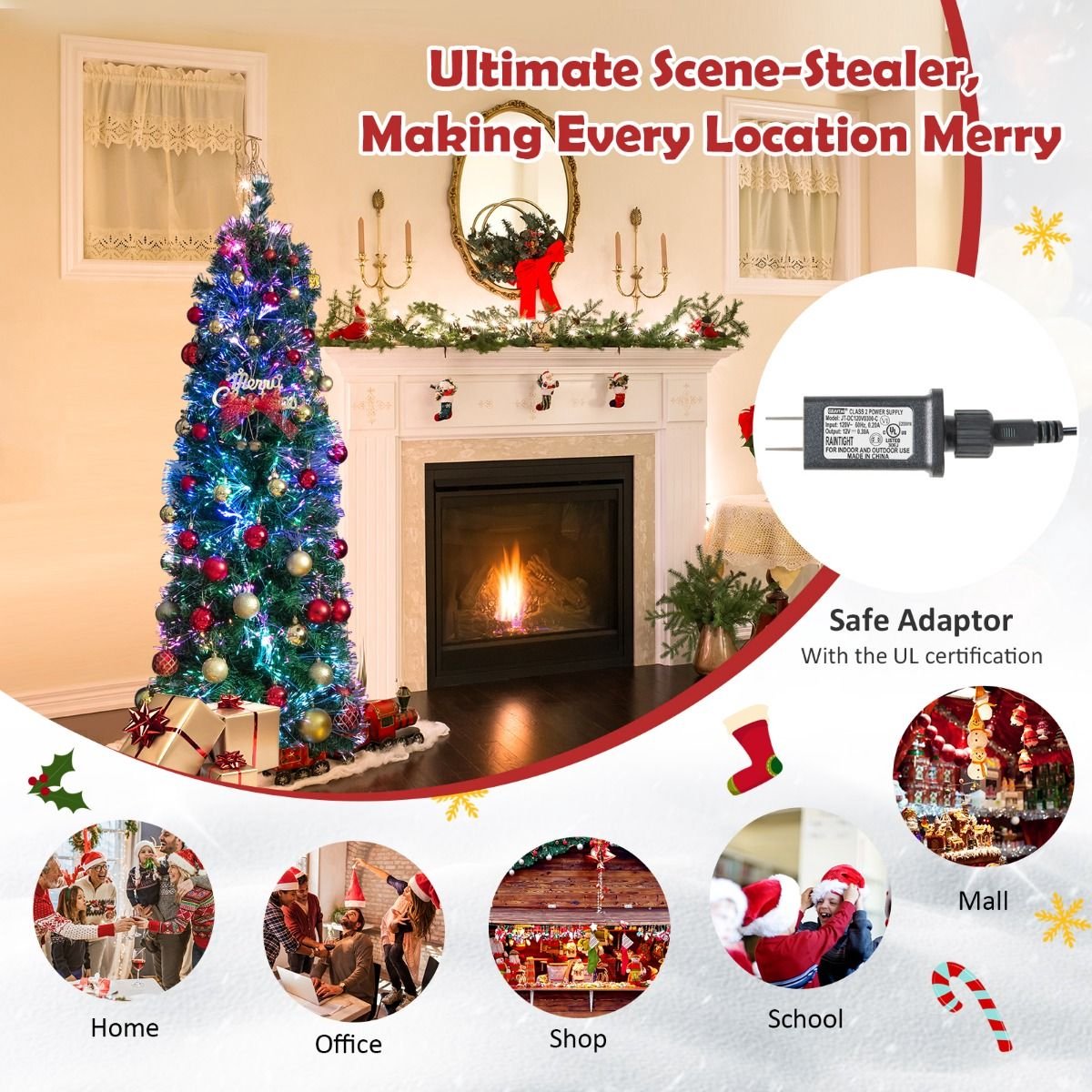 SureDeal Kunstkerstboom 150 cm 361 Takken