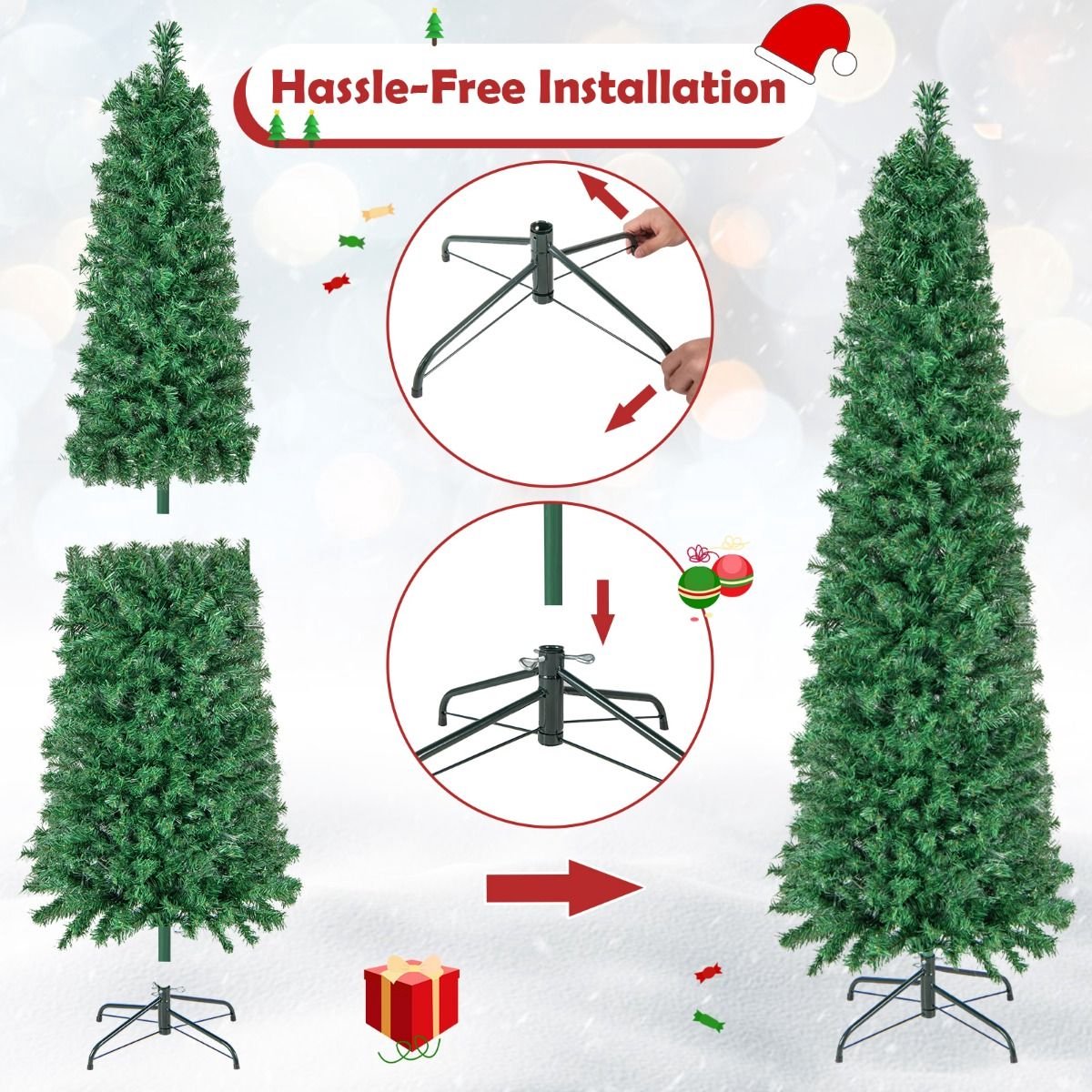 SureDeal Kunstkerstboom 180 cm 361 Takken