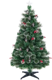 SureDeal kunstkerstboom groen en wit