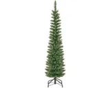 Suredeal kunstkerstboom verlicht potloodvormig warmwitte led