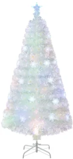 SureDeal® witte glasvezel kerstboom