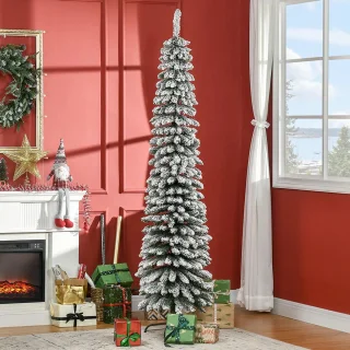 Sweiko Kunstkerstboom 210 cm Groen/Wit
