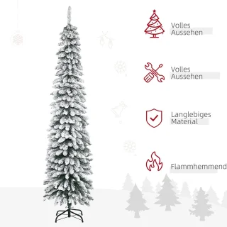 Sweiko Kunstkerstboom 210 cm Groen/Wit