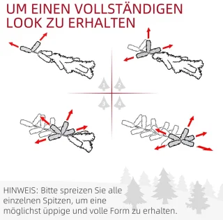 Sweiko Kunstkerstboom Spar 210 cm