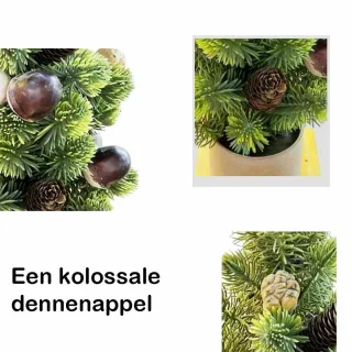 Tafelkerstboom 45 cm kunstkerstboom donkergroen