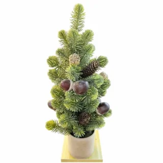 Tafelkerstboom 45 cm kunstkerstboom donkergroen