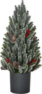 Tafelkerstboom Ø27 × 47 cm besneeuwde look