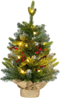 Tafelkerstboom - Ø43 × 60 cm - rood