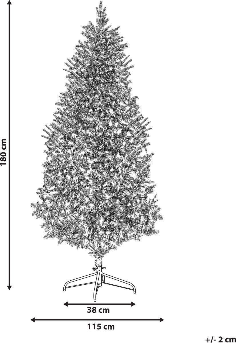 TALBOT Kerstboom Wit 180 cm