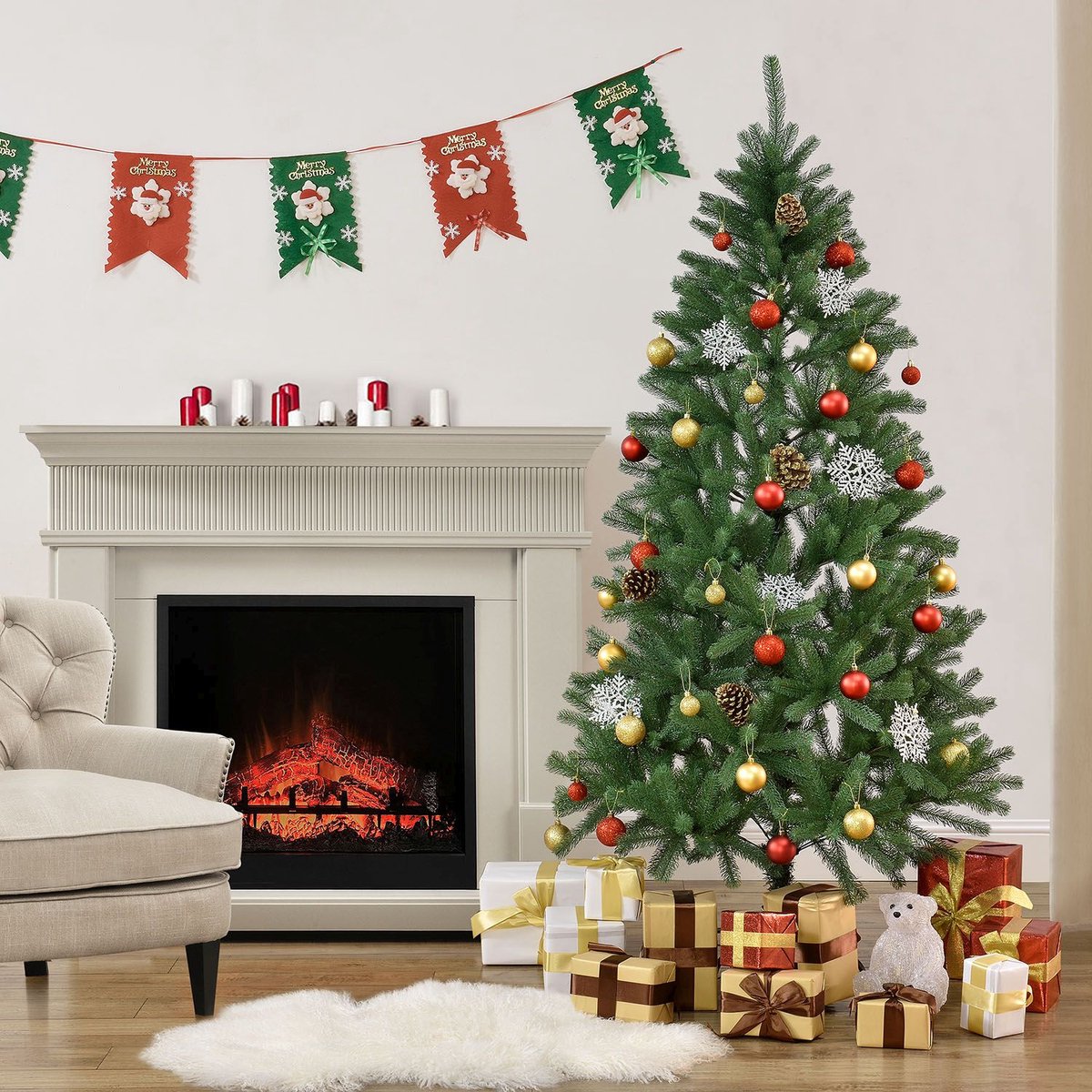 Talvi Kunstkerstboom 180 cm incl. Voet