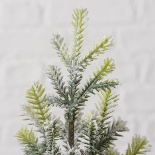 TANNE kunstkerstboom 22 cm in jute pot