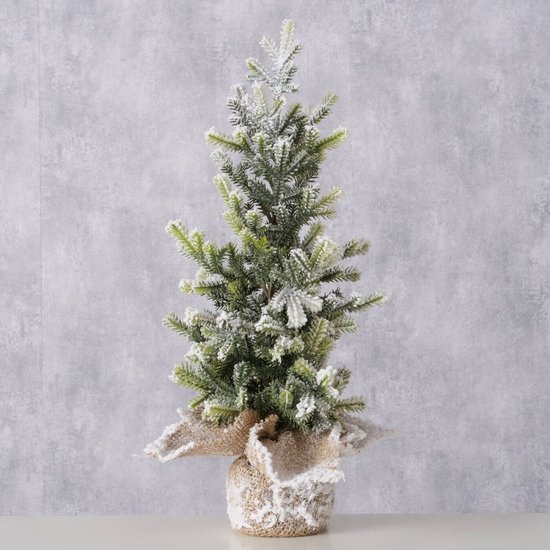 TANNE Kunstkerstboom 40 cm Jute Pot