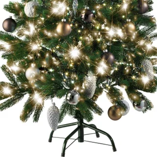 tectake® Kunstkerstboom 140 cm groen