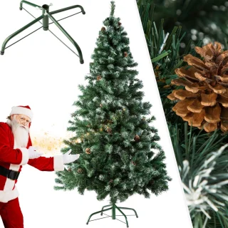 tectake Kunstkerstboom 180 cm groen