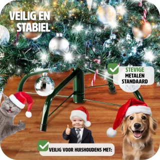 tectake® Kunstkerstboom 180cm Groen